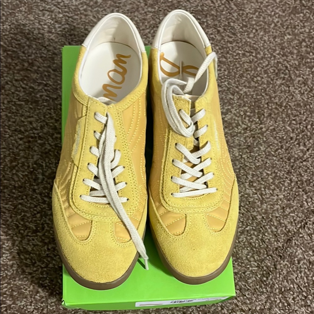 Sam Edelman Yellow Sneakers